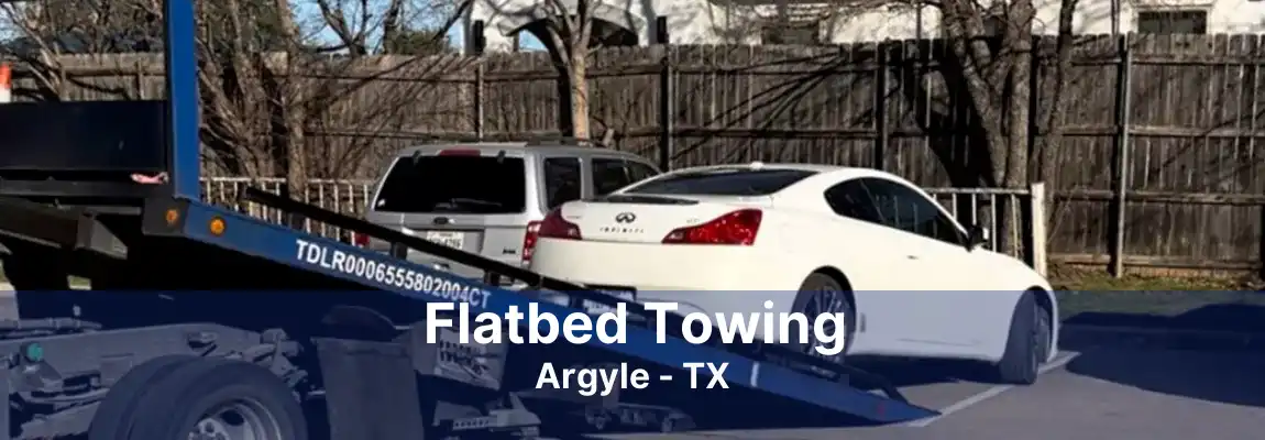 Flatbed Towing Argyle - TX